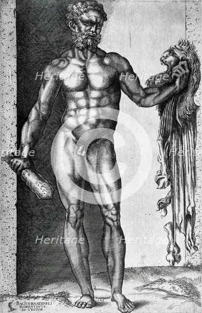 Hercules, 1548. Creator: Baccio Bandinelli.