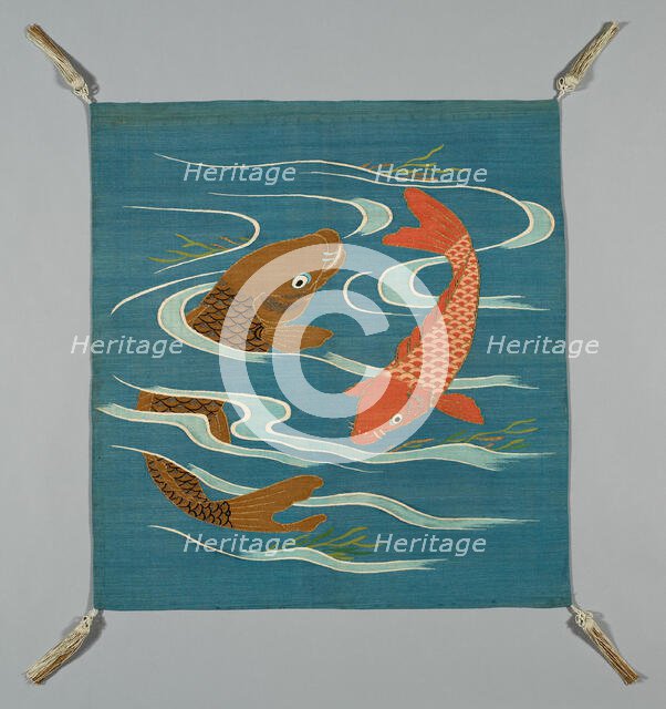 Fukusa (Gift Cover), Japan, late Edo period (1789-1868)/ Meiji period (1868-1912), 19th century. Creator: Unknown.