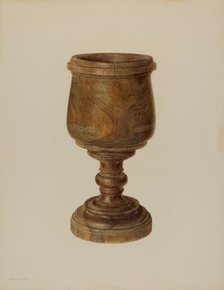 Mortar, c. 1940. Creator: Hester Duany.