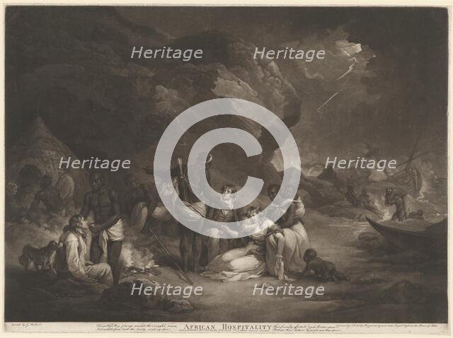 African Hospitality, 1791. Creator: John Raphael Smith.