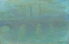 Waterloo Bridge, London, at Dusk, 1904. Creator: Claude Monet.