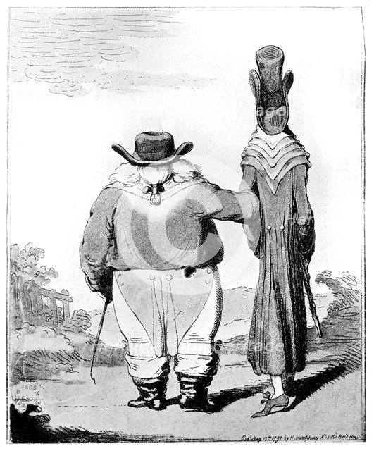 'A Spencer and a Threadpaper', 1792. Artist: Unknown