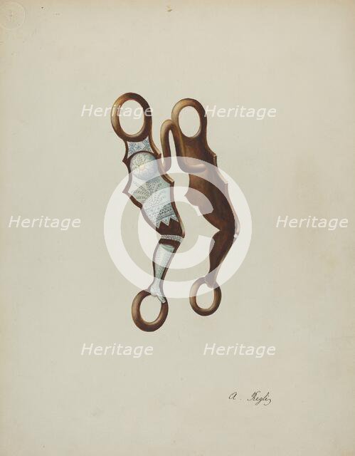 Bit, c. 1940. Creators: A. Regli, Hazel Sheckler.