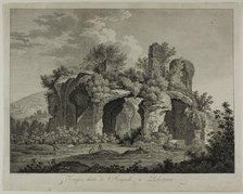 Temple of the Serapide Palestrina, 1793. Creator: Friedrich Wilhelm Gmelin.