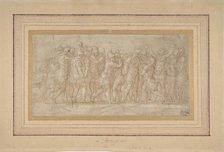 Roman or Greek Warriors Celebrating after a Victory., 1503-40. Creator: Parmigianino.