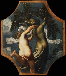 Apollo and Daphne, ca 1541. Creator: Tintoretto, Jacopo (1518-1594).