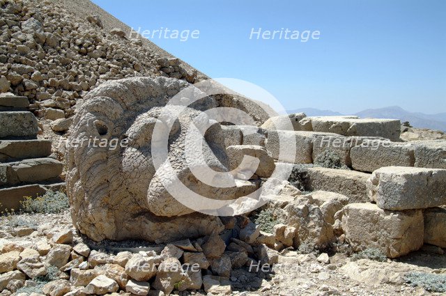 The East Terrace, Nemrut, Turkey. Artist: Samuel Magal