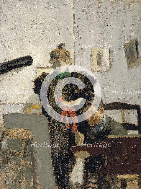 Vallotton and Natanson. Artist: Vuillard, Édouard (1868-1940)