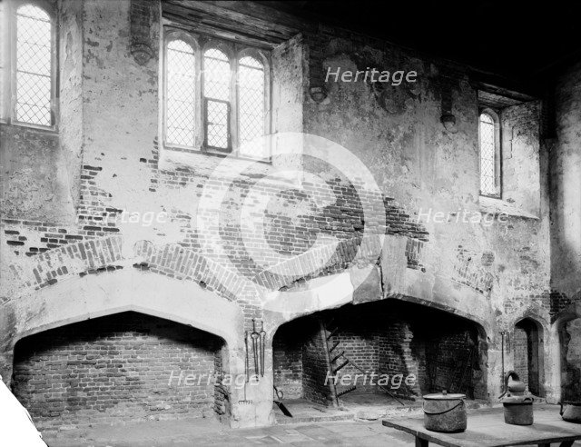 The Great Kitchen, Hampton Court Palace, London, 1935. Artist: Unknown