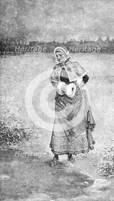 "Winter in Brabant, Seventeenth Century", after GH Boughton, A.R.A.', 1890. Creator: Unknown.