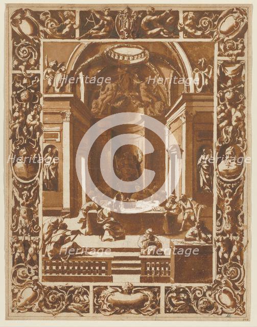 Architectural Conference, c. 1622. Creator: Unknown.