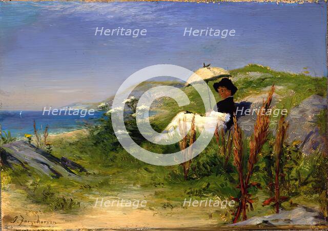 The Parasol, c1880s-1890s.  Creator: Joseph Farquharson.