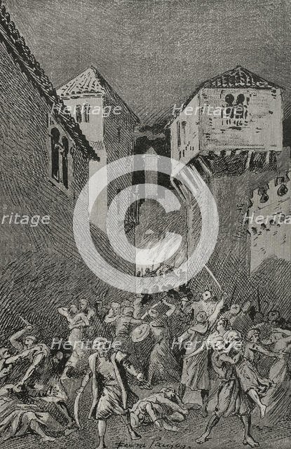 Iberian Peninsula. Al-Andalus. Sulayman al-Musta'in or Sulayman ibn al-Hakam (d. 1016), 1890. Creator: Joan Serra y Pausas.