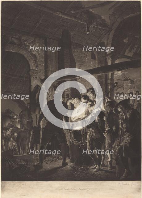 The Blacksmith's Shop, 1771. Creator: Richard Earlom.