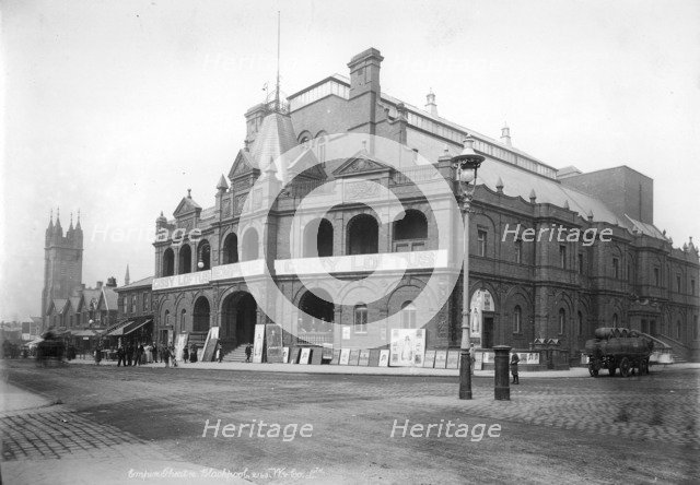 The Empire Theatre, Blackpool, Lancashire, 1895-1910. Artist: Unknown
