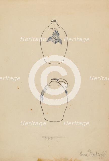 Jug, c. 1939. Creator: Anne Nemtzoff.