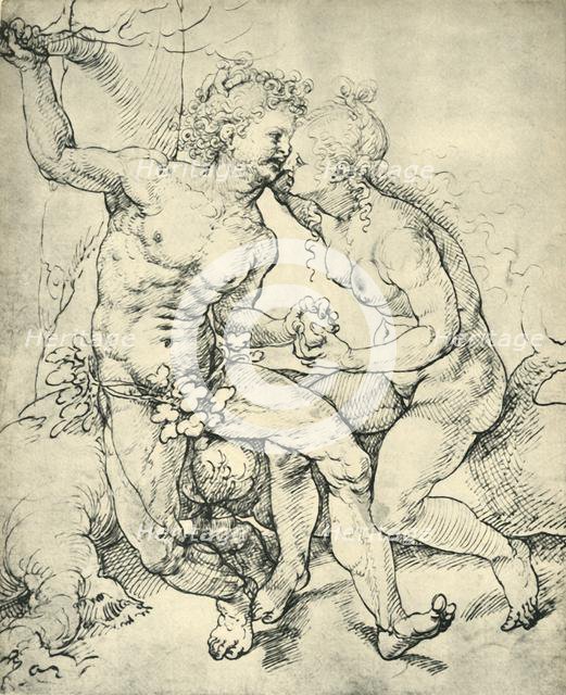 Adam and Eve, 1520-1525, (1943). Creator: Jan Gossaert.
