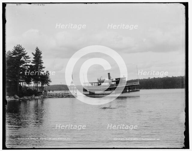 Str. Armenia White on Lake Sunapee, N.H., c1900. Creator: Unknown.