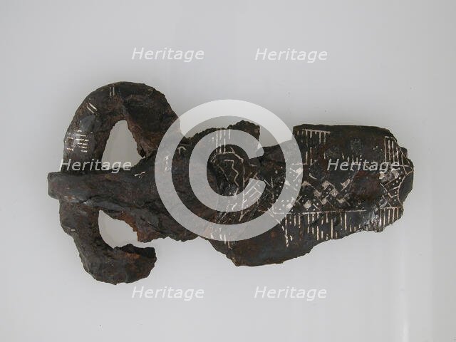Belt Buckle Fragment, Frankish, 4th-7th century. Creator: Unknown.