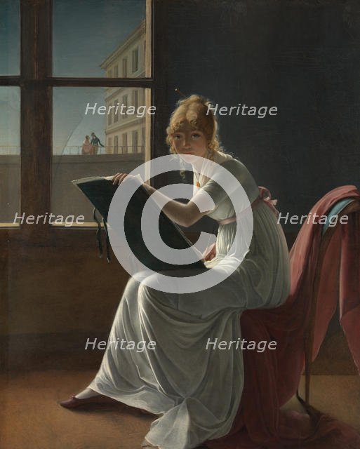 Marie Joséphine Charlotte du Val d'Ognes (1786-1868), 1801. Creator: Marie-Denise Villers.