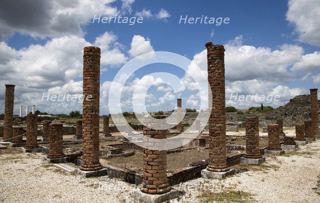 The central peristyle of the Cantaber's House, Conimbriga, Portugal, 2009. Artist: Samuel Magal