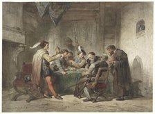 Selling the loot, 1859. Creator: Herman Frederik Carel Ten Kate.