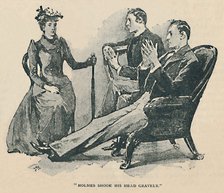 'Holmes Shook His Head Gravely', 1892. Artist: Sidney E Paget.