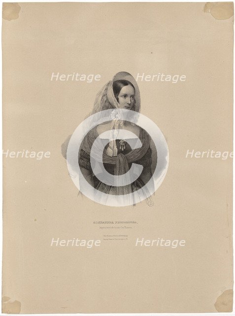 Portrait of Empress Alexandra Fyodorovna of Russia (1872-1918), .