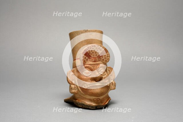 Fragment of Figural Jar in the Form of a Figure, Possibly Ai-Apec, 100 B.C./A.D. 500. Creator: Unknown.
