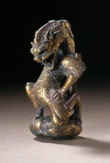 Fitting (Shi) in the Form of a Chimera (Bixie), between 317 and 581. Creator: Unknown.