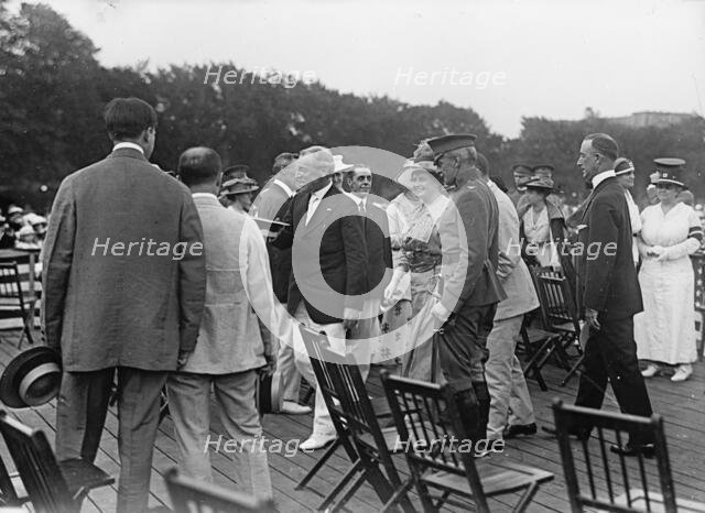 Organization of Government Clerks, President And Mrs. Wilson.., 1917. Creator: Harris & Ewing.