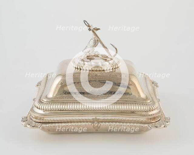 Entree Dish with Cover from the Hood Service, London, 1806/07. Creator: Paul Storr.