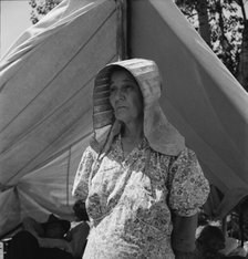 Migratory woman, originally from Texas, Yakima Valley, Washington, 1939. Creator: Dorothea Lange.