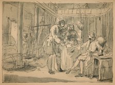 Rejected sketch for 'Industry and Idleness', 1747. Artist: William Hogarth.