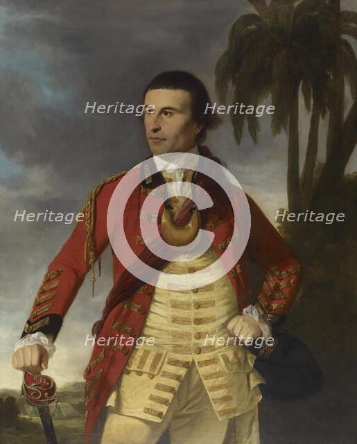 Portrait of an Officer, c1773. Creator: Tilly Kettle.