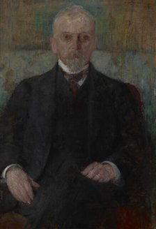 Portrait of Henryk Sienkiewicz, 1913. Creator: Olga Boznanska.