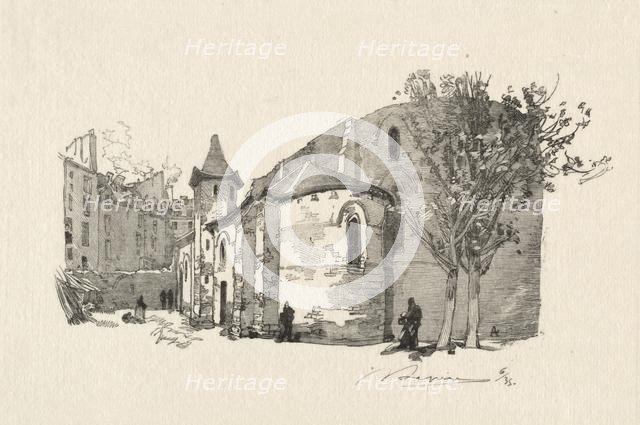 St. Julien le Vauvre, Vue extérieur. Creator: Auguste Louis Lepère (French, 1849-1918).