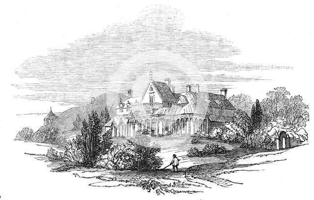 Cottage of the late Bishop of Bath and Wells, Banwell, 1845. Creator: Unknown.