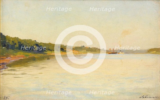 The Volga River Bank, 1889. Artist: Levitan, Isaak Ilyich (1860-1900)