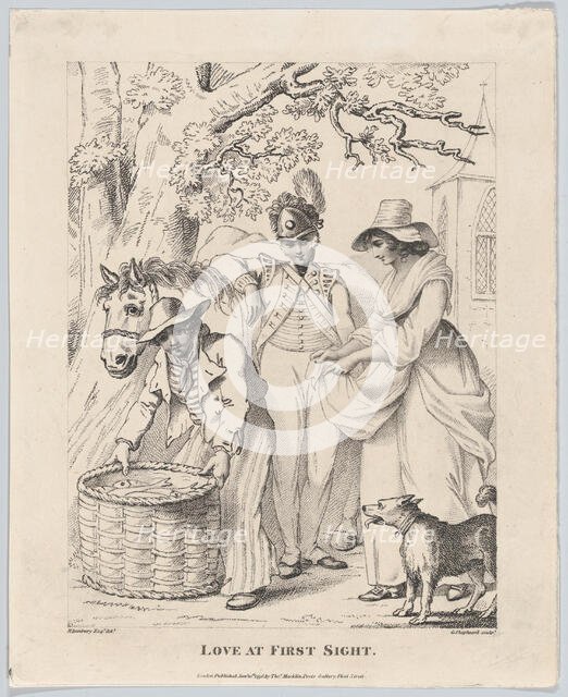 Love at First Sight, January 10th, 1796. Creator: George Shepheard.