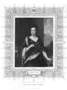 Anne, Queen of Great Britain, (19th century).Artist: J Cochran