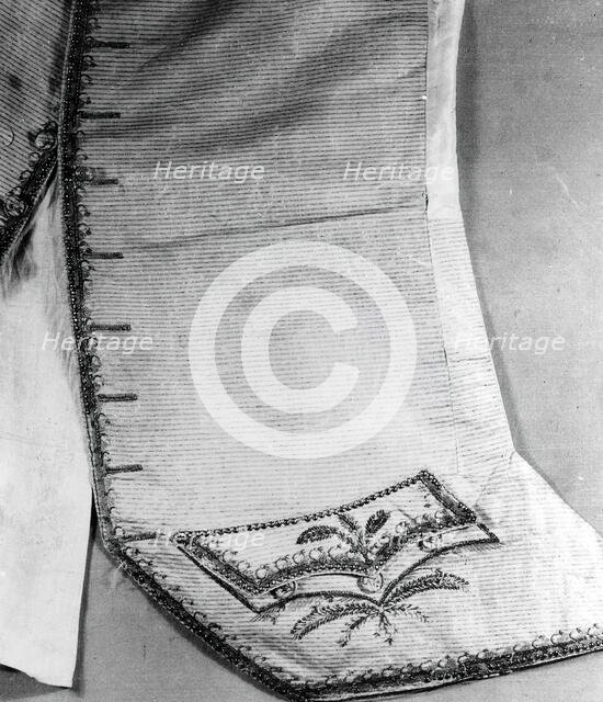 Waistcoat, France, 1775/1800. Creator: Unknown.