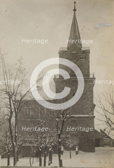 Town Hall - northern façade, Nowy Wisnicz, 1919. Creator: Unknown.