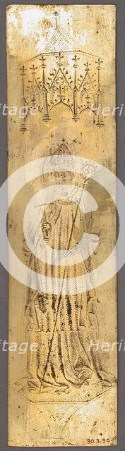 Plaque from Triptych, German, mid-15th century. Creator: Unknown.