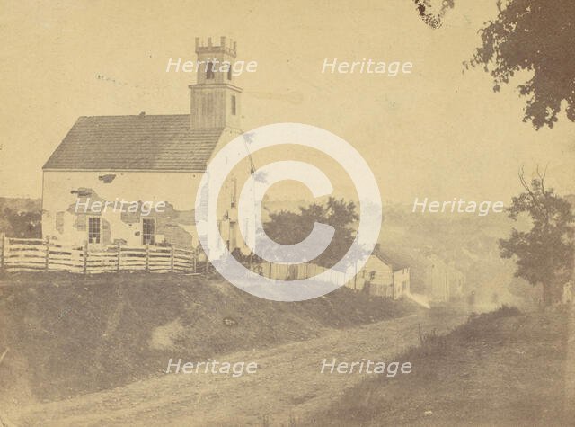 Lutheran Church, Sharpsburgh, Maryland, September 1862, 1862. Creator: Alexander Gardner.