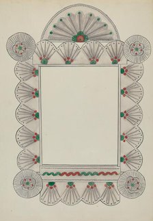 Tin Frame, c. 1936. Creator: Mirabal, Alfonso.