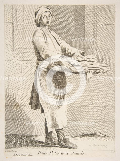Pastry Seller, 1738. Creator: Caylus, Anne-Claude-Philippe de.