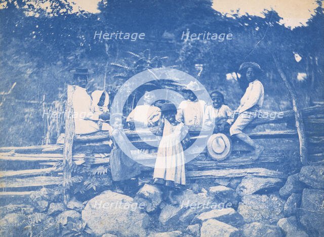 Snicker's Gap. Watching the stage go by, between 1900 and 1901. Creator: Frances Benjamin Johnston.