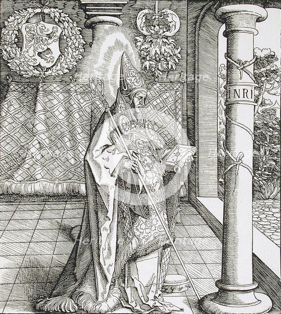 Saint Pharahildis, c1510. Creator: Leonhard Beck.