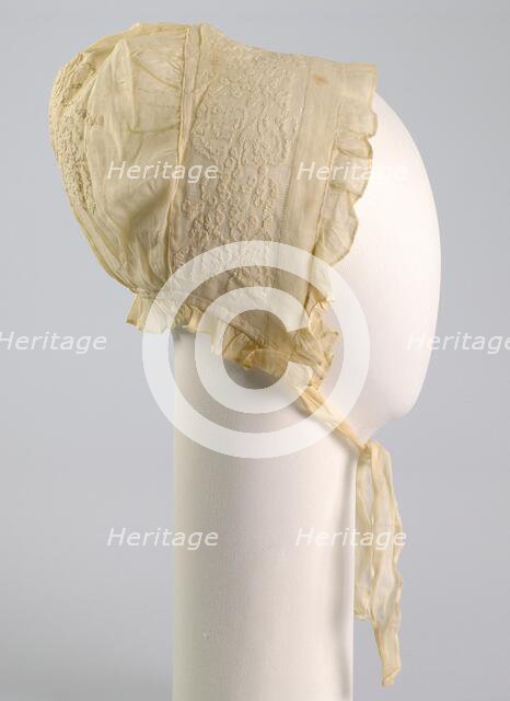 Cap, American, ca. 1850. Creator: Unknown.